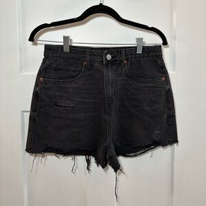 Black Distressed Women's Denim Shorts brand new with tags